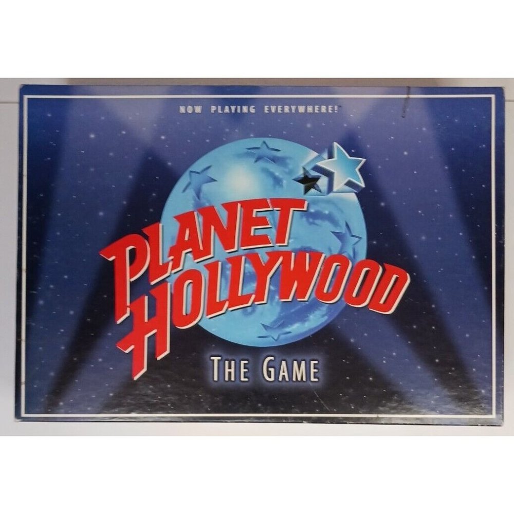 Planet Hollywood The Game Vintage Card Game of Movie Knowledge 2 Or More Players